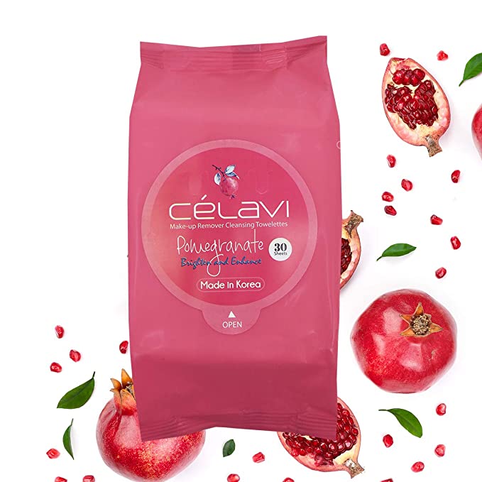 Load image into Gallery viewer, Celavi Pomegranate Wipes 05 (6pc BULK $1 each)

