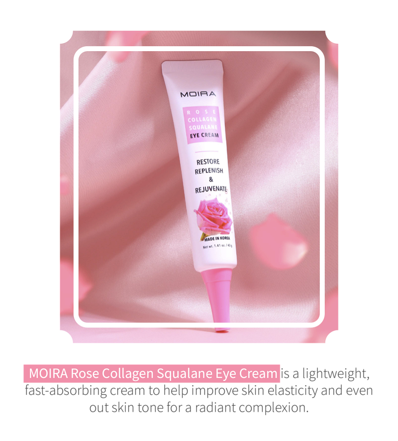 Load image into Gallery viewer, MOIRA RCE001 ROSE COLLAGEN SQUALANE EYE CREAM (3pcs bundle, $5 each)
