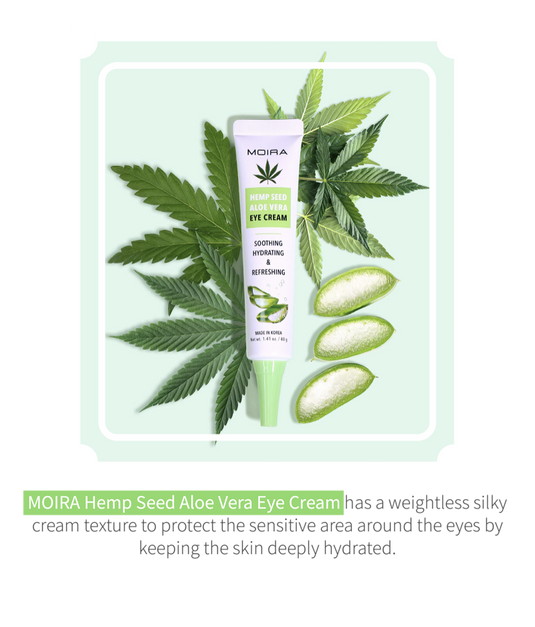 MOIRA HAE001 HEMP SEED ALOE VERA EYE CREAM (3pcs bundle, $5 each)