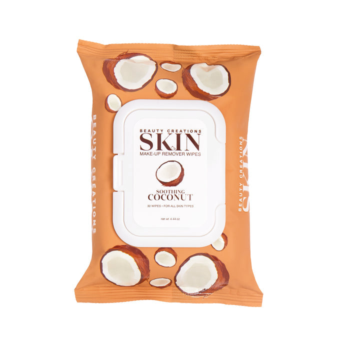 Load image into Gallery viewer, Beauty Creations Skin Makeup Remover Wipes COCONUT (6pc bundle, $1 each)
