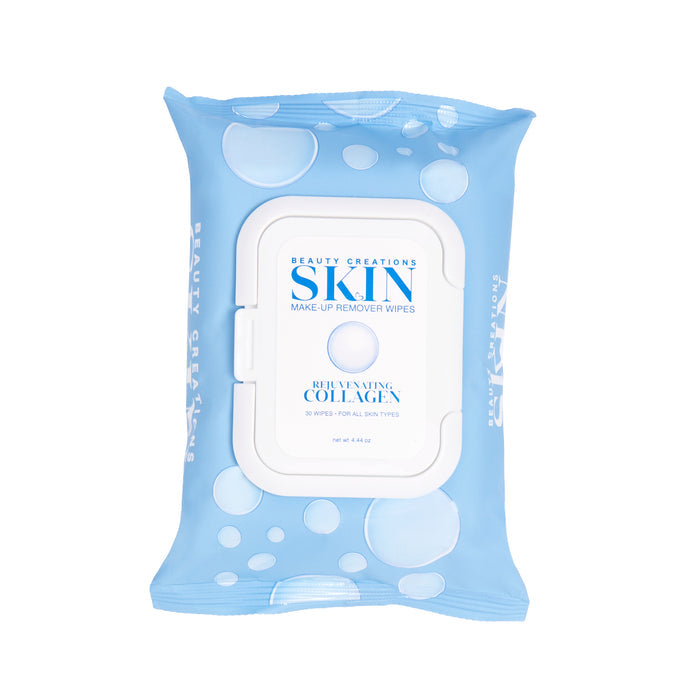 Load image into Gallery viewer, Beauty Creations Skin Makeup Remover Wipes COLLAGEN (6pc bundle, $1. each)
