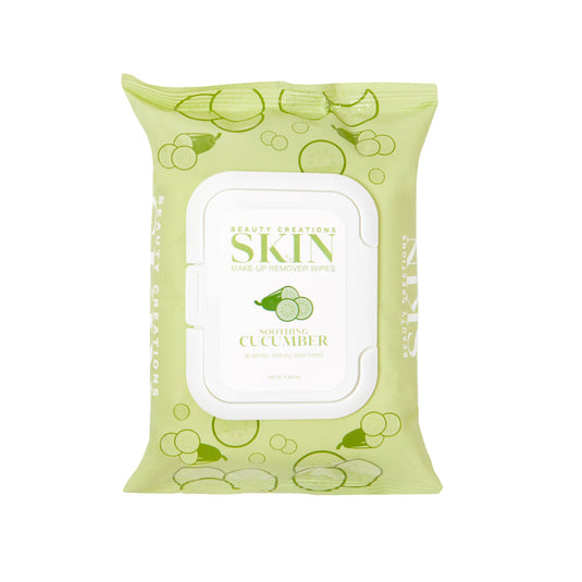 Beauty Creations Skin Makeup Remover Wipes CUCUMBER (6pc bundle, $1 each)