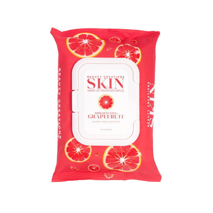 Load image into Gallery viewer, Beauty Creations Skin Makeup Remover Wipes GRAPEFRUIT (6pc bundle, $1 each)
