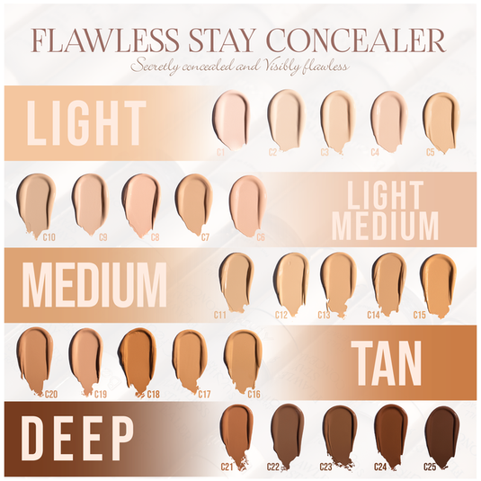 Flawless Stay Concealer- C6 (6pc Bundle, $3.50ea)