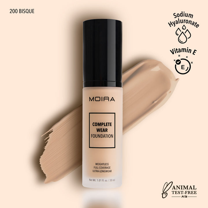 Load image into Gallery viewer, MOIRA CWF200 Complete Wear Foundation - BISQUE (3pc Bundle, $10 each)
