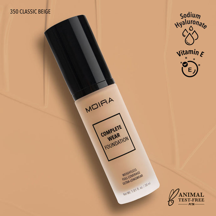 MOIRA CWF350 Complete Wear Foundation - CLASSIC BEIGE (3pc Bundle, $10 each)