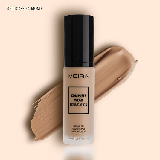 MOIRA CWF450 Complete Wear Foundation - TOASED ALMOND (3pc Bundle, $10 each)