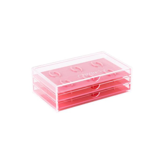 Beauty Creations Eyelash display organizer- Light pink (3pc Bulk Bundle $13 each)