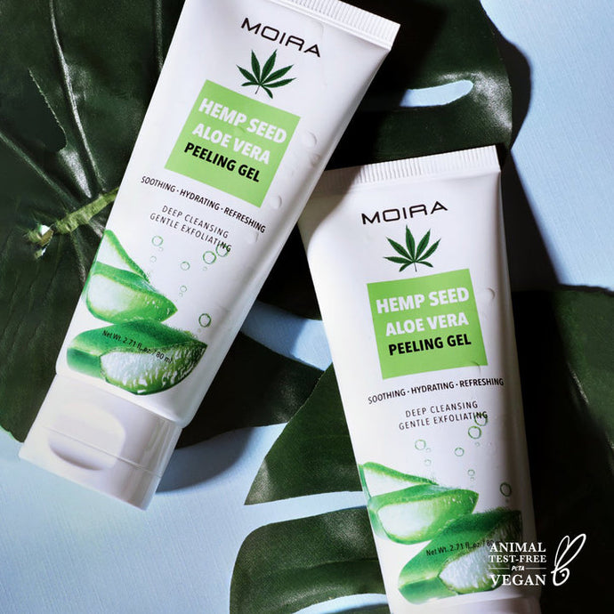 MOIRA HAP001 HEMP SEED ALOE VERA PEELING GEL (3pcs bundle, $5 each)