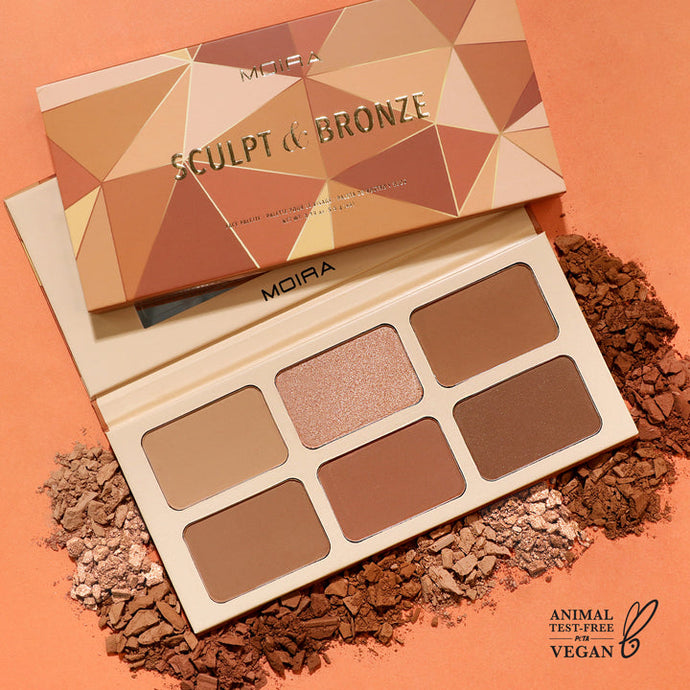 MOIRA HCP005 SCULPT & BRONZE Palette (3pc bundle, $7.50 each)