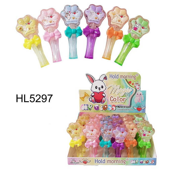 Lips- Easter Bunny Paw lip gloss HL5297 (24pc display)