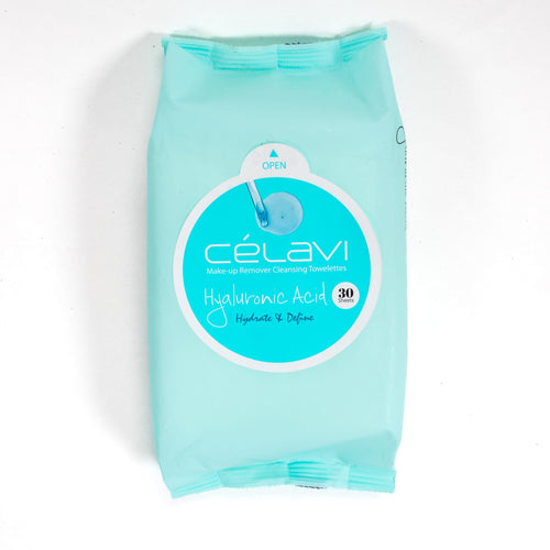 Celavi Hyaluronic Acid Wipes 18 (6pc BULK $1 each)
