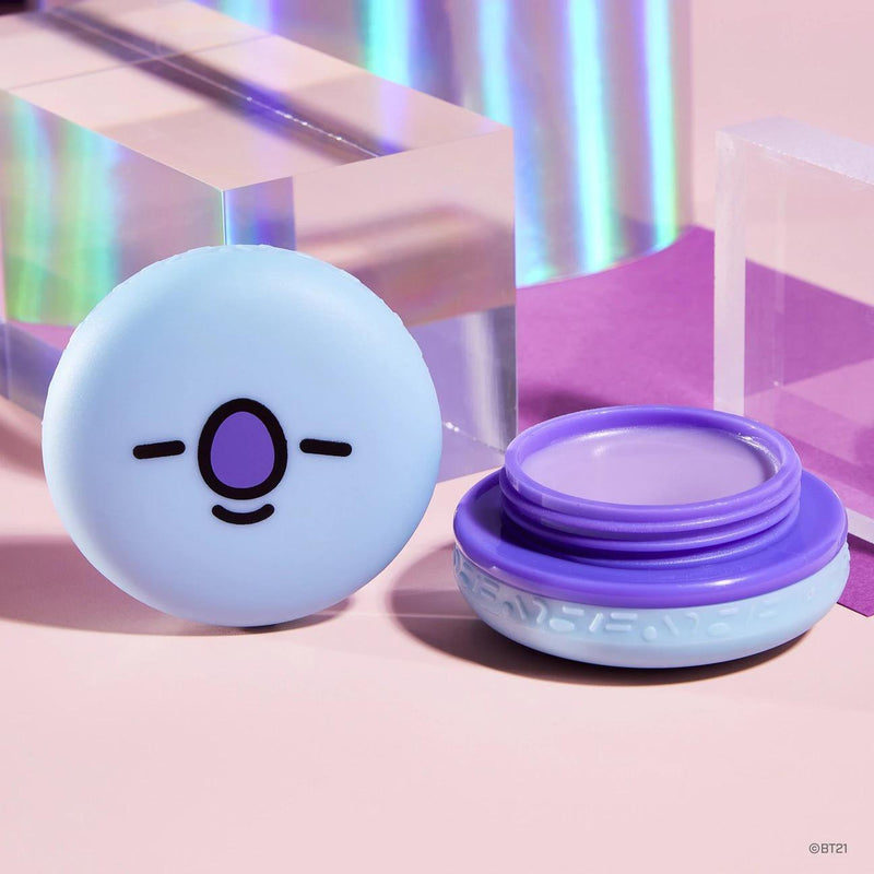 Load image into Gallery viewer, Lips- The Crème Shop | BT21: KOYA Macaron Lip Balm - Açaí Berry 026 (4pc bundle, was $4.50 each, now $3.00 each)
