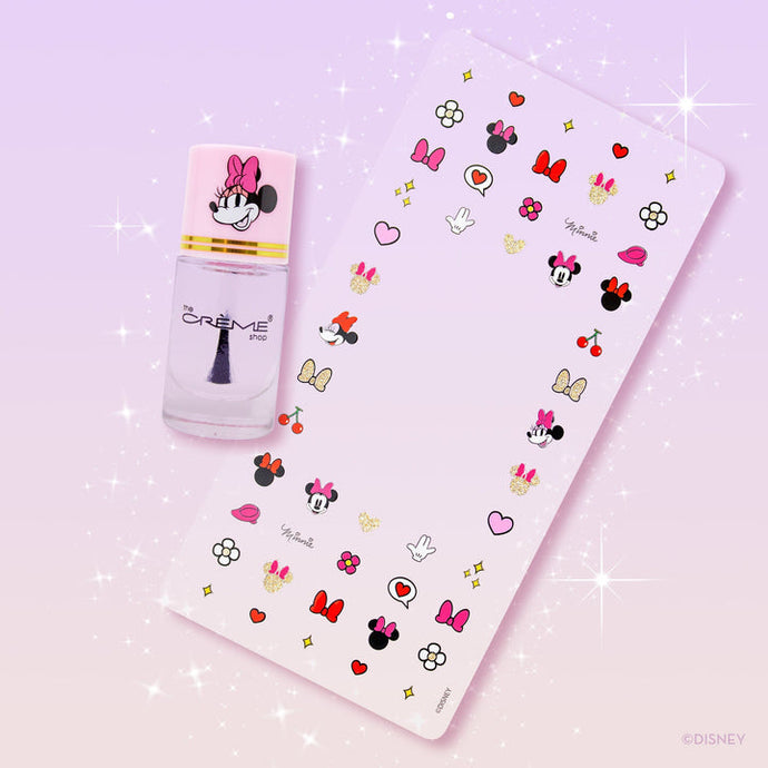 The Crème Shop Minnie Mouse Nail Decal + Polish Set NDCP8370 (6pc bundle, $5 each)