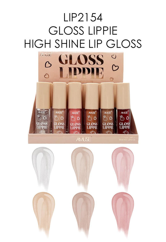 Lips- Amuse Gloss Lippie high shine lip gloss LIP2154 (24pc display)