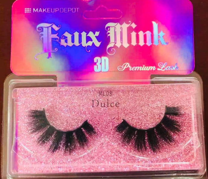 Makeup Depot 3D Faux Lash- Dulce ML08 (6pc bundle, $1.50 each)