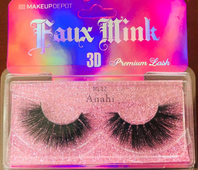 Makeup Depot 3D Faux Lash- Anahi ML12 (6pc bundle, $1.50 each)