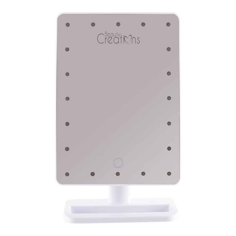 Load image into Gallery viewer, White 20 LED Touch Small Mirror (6PC BULK -$7.50 EACH)
