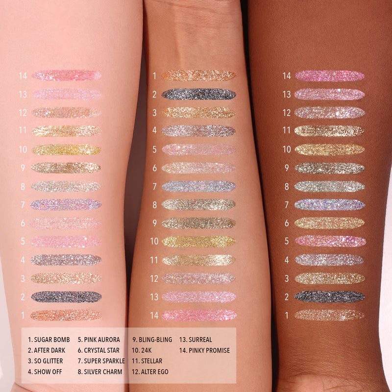 Load image into Gallery viewer, EYES- Moira Glitter Glitter Liner 13 Surreal (3pc bundle, $3 each)
