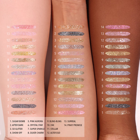 EYES- Moira Glitter Glitter Liner 13 Surreal (3pc bundle, $3 each)