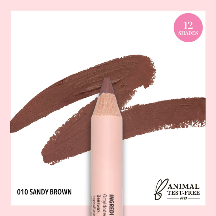 MOIRA SGP010 Signature Lip Pencil - SANDY BROWN (6pc bundle, $2 each)