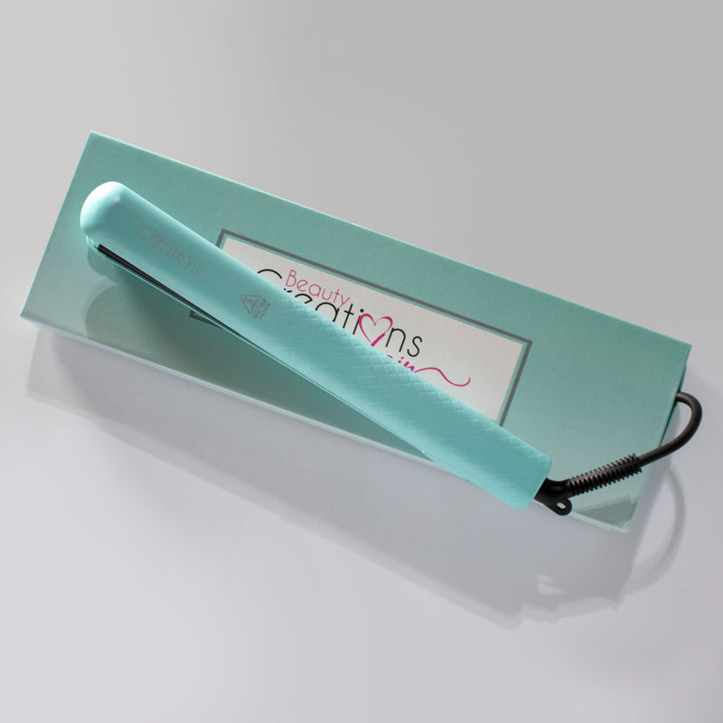 Load image into Gallery viewer, Beauty Creations Hair Straightener BLUE/TEAL (3pc Bulk for $13 each)
