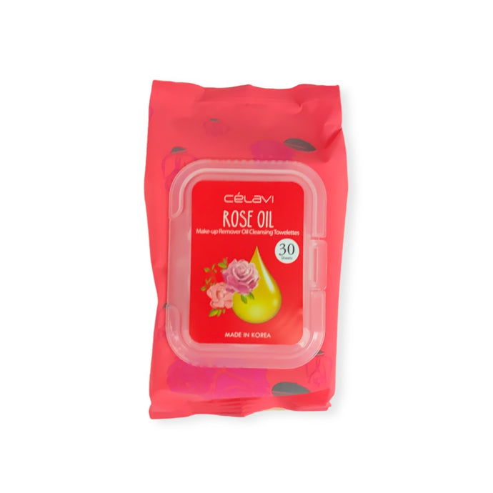 Celavi Rose Oil Wipes (6pc Bundle, $1 each)