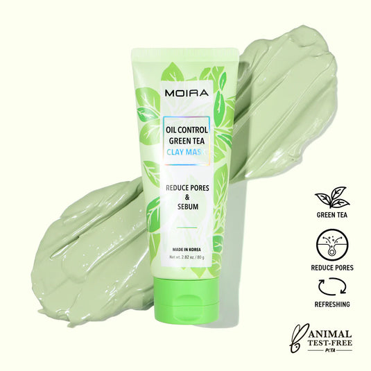 MOIRA CLM002 OIL CONTROL GREEN TEA CLAY MASK (3pc Bundle, $5 each)