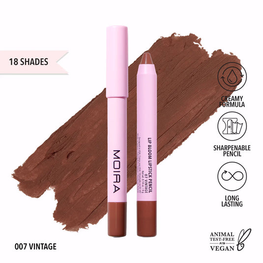 MOIRA LBM007 Lip Bloom Lipstick Pencil - VINTAGE (3pc Bundle, $3.50 each)