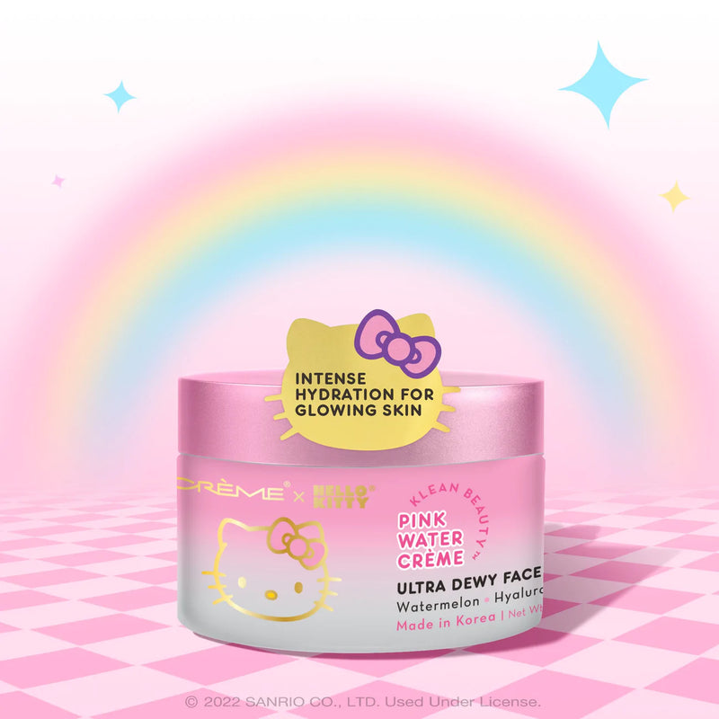 Load image into Gallery viewer, Skincare- The Crème Shop Hello Kitty Pink Water Crème HKWC8823 (4pc bundle, $10 each)
