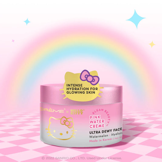 Skincare- The Crème Shop Hello Kitty Pink Water Crème HKWC8823 (4pc bundle,  $10 each)