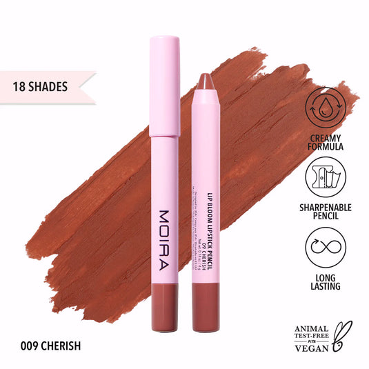 MOIRA LBM009 Lip Bloom Lipstick Pencil - CHERISH (3pc Bundle, $3.50 each)
