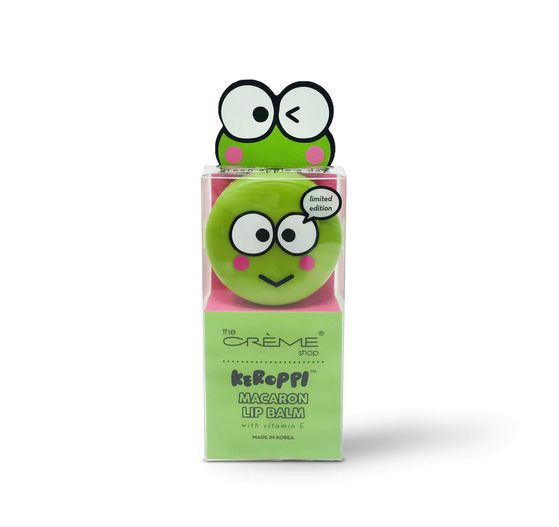 Load image into Gallery viewer, Crème Keroppi Macaron Lip Balm - Green Apple A Day 4091 (6pc bundle,$4.50 each)
