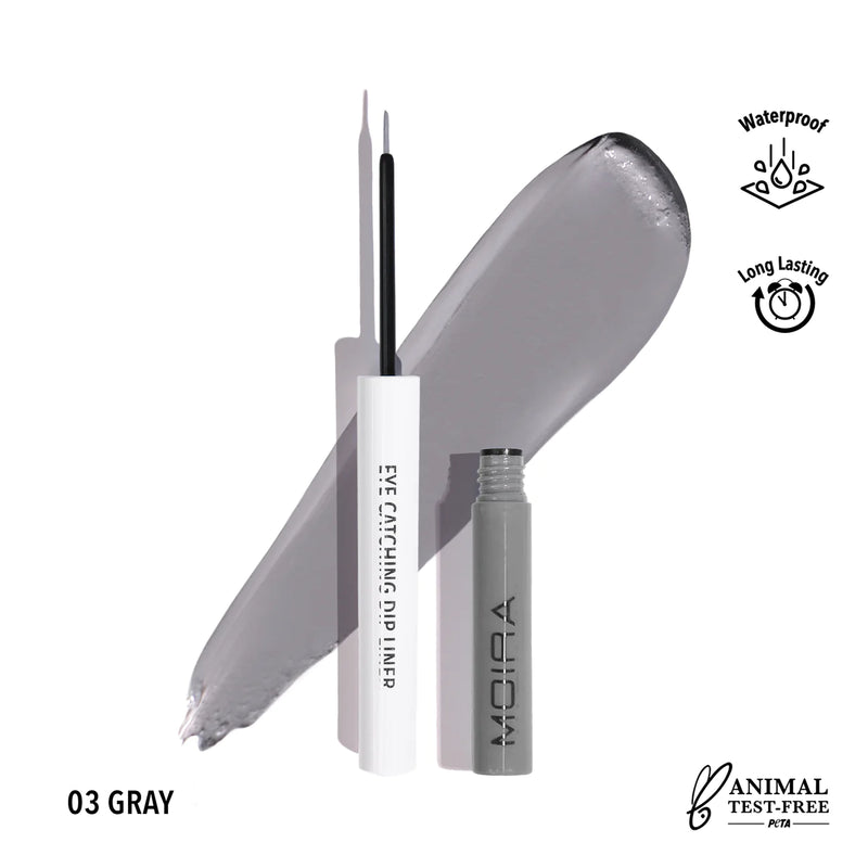 Load image into Gallery viewer, Eyes-MOIRA Eye Catching Dip Liner- Gray ECD003 (3pc bundle, $3 each)
