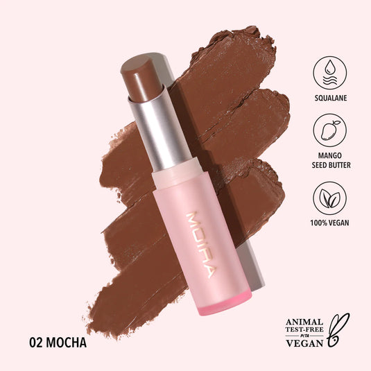 MOIRA SLS002 Signature Lipstick - Mocha (3pc Bundle, $3 each)