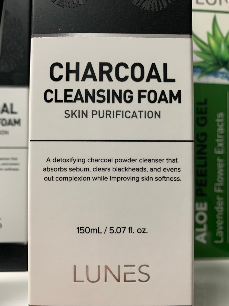 Load image into Gallery viewer, Skincare- Lunes Charcoal Cleansing Foam (6pc bulk, $3.50 each)
