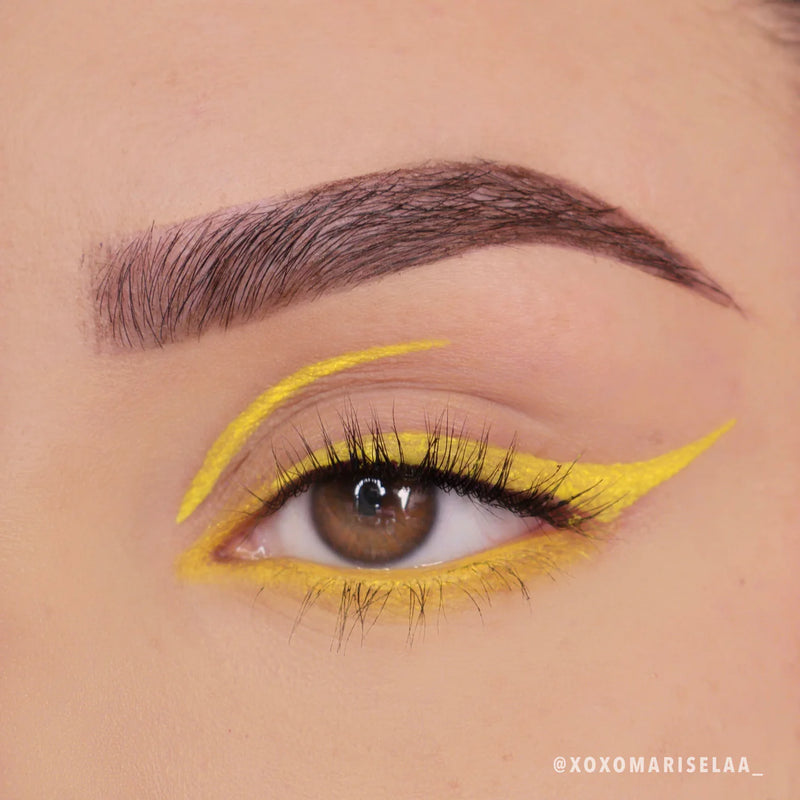 Load image into Gallery viewer, Eyes- Statement Gel Liner - Yellow STL010 (3pc bundle, $2.50)
