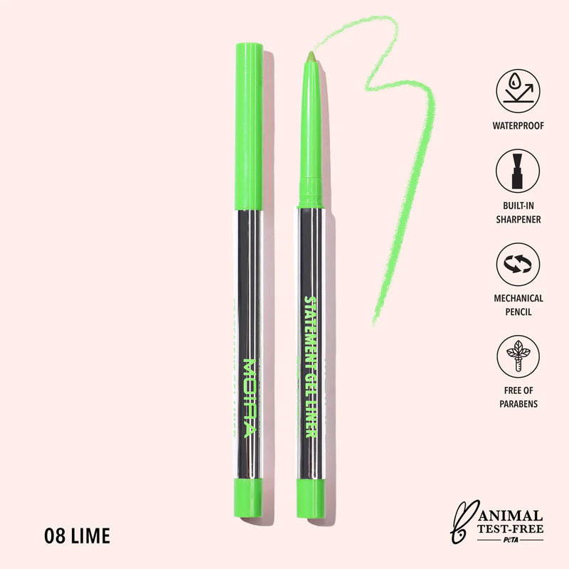 Load image into Gallery viewer, Eyes- Statement Gel Liner - Lime STL008 (3pc bundle, $2.50)
