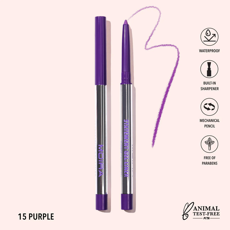 Load image into Gallery viewer, Eyes- Statement Gel Liner - Purple STL015 (3pc bundle, $2.50)
