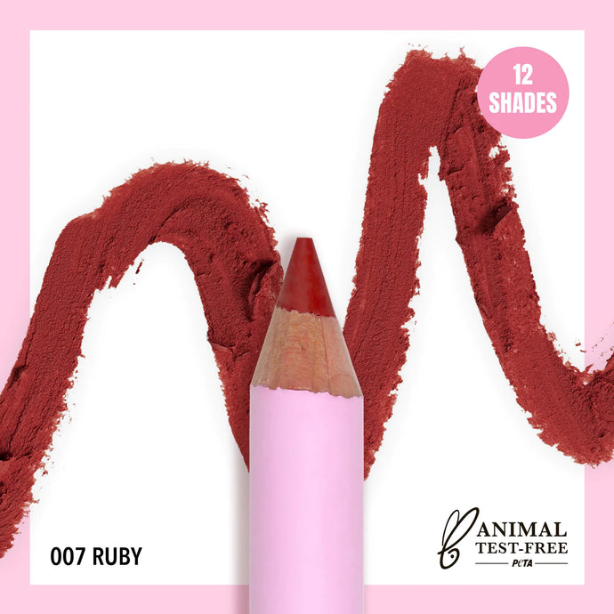 MOIRA FLL007 Flirty Lip Pencil - RUBY (6pc bundle, $2 each)