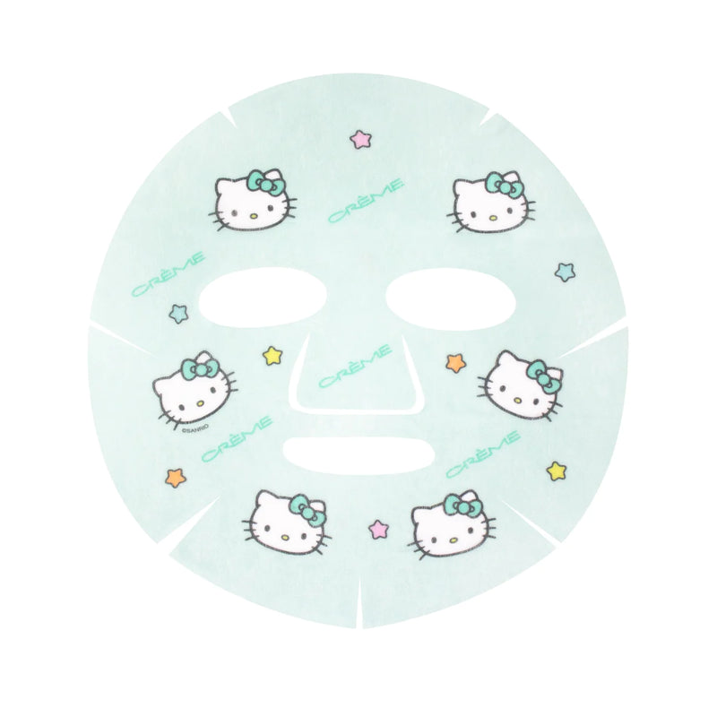 Load image into Gallery viewer, Skincare- The Crème Shop x Hello Kitty Luv U So Matcha Printed Essence Sheet Mask HKM8376 (6pc bundle,$2.50 each)
