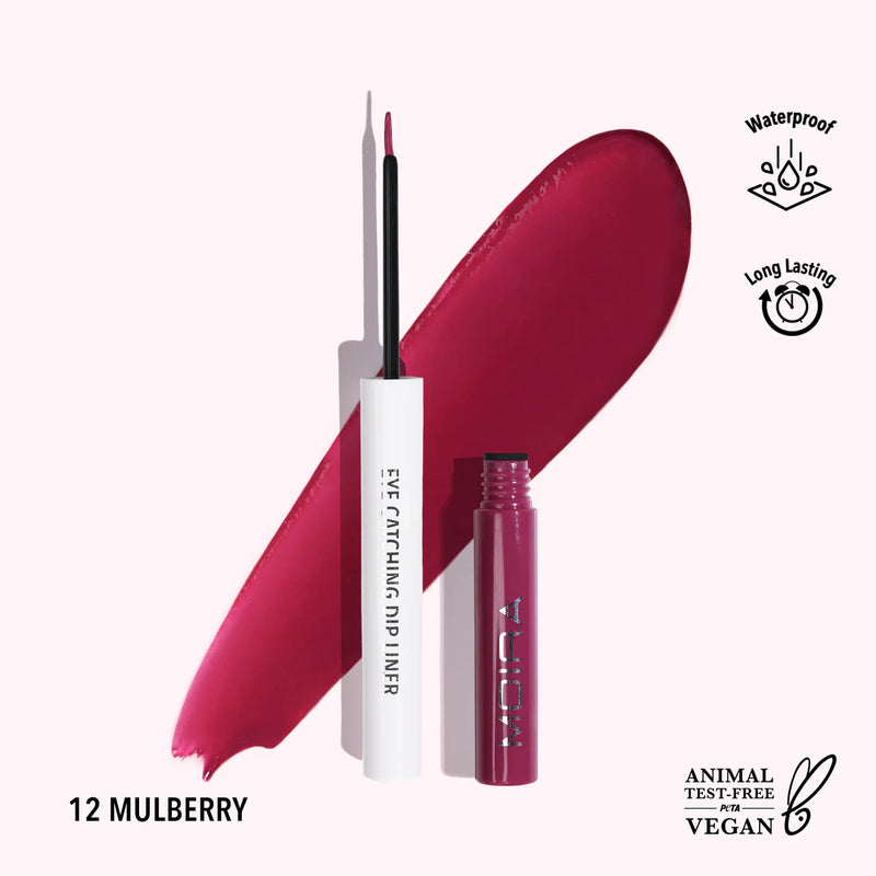 Load image into Gallery viewer, Eyes-MOIRA Eye Catching Dip Liner- Mulberry ECD012 (3pc bundle, $3 each)
