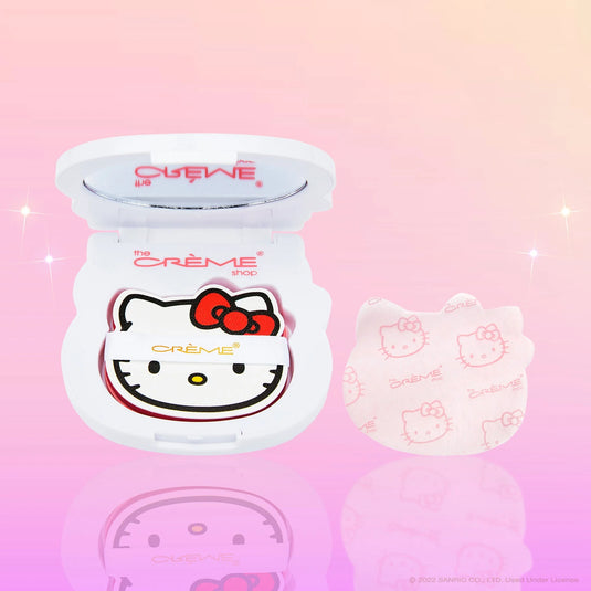 The Crème Shop x Sanrio Hello Kitty Mattifying Blotting Paper + Reusable Mirror Compact MBP8574 (6pc bundle, $7 each)