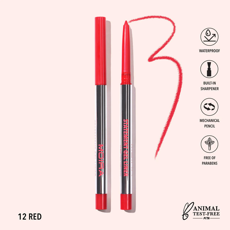 Load image into Gallery viewer, Eyes- Statement Gel Liner - Red STL012 (3pc bundle, $2.50)
