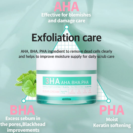 Skincare- Esfolio 3HA AHA. BHA. PHA Clear Cream (3pc bundle was $8.00 each, now $5.00 each)