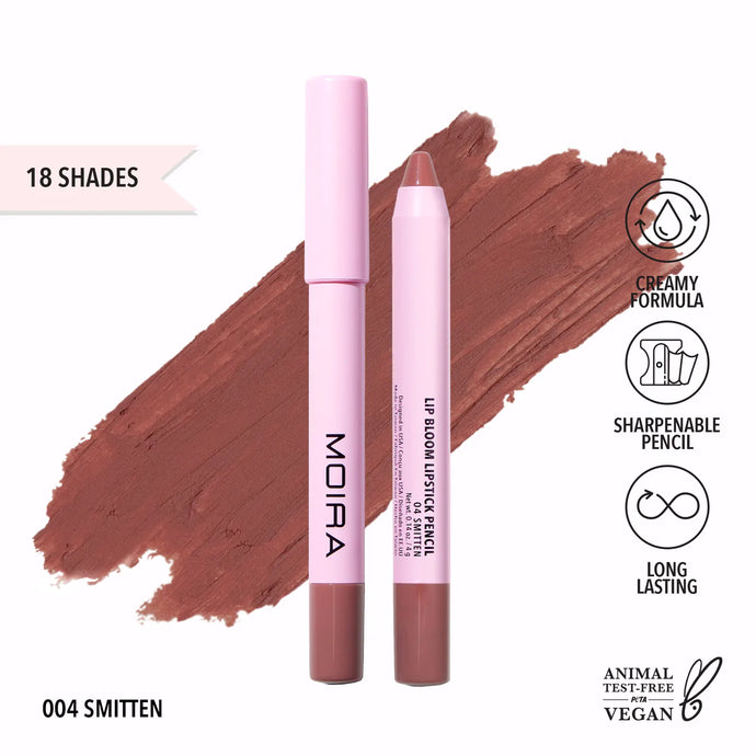 MOIRA LBM004 Lip Bloom Lipstick Pencil - SMITTEN (3pc Bundle, $3 each)