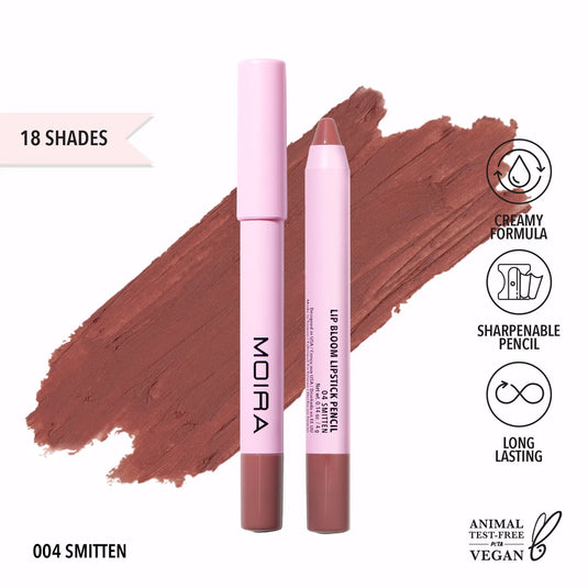 MOIRA LBM004 Lip Bloom Lipstick Pencil - SMITTEN (3pc Bundle, $3 each)