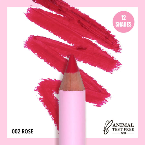 MOIRA FLL002 Flirty Lip Pencil - ROSE (6pc bundle, $2 each)