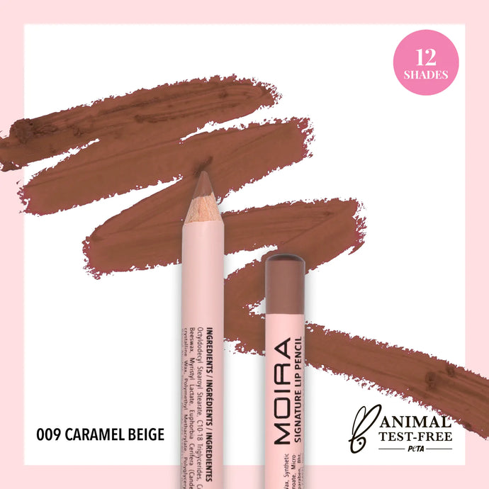 MOIRA SGP009 Signature Lip Pencil - CARAMEL BEIGE (6pc bundle, $2 each)