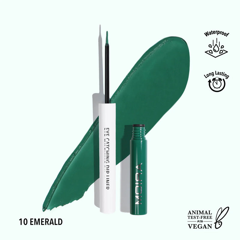 Load image into Gallery viewer, Eyes-MOIRA Eye Catching Dip Liner- Emerald ECD010 (3pc bundle, $3 each)
